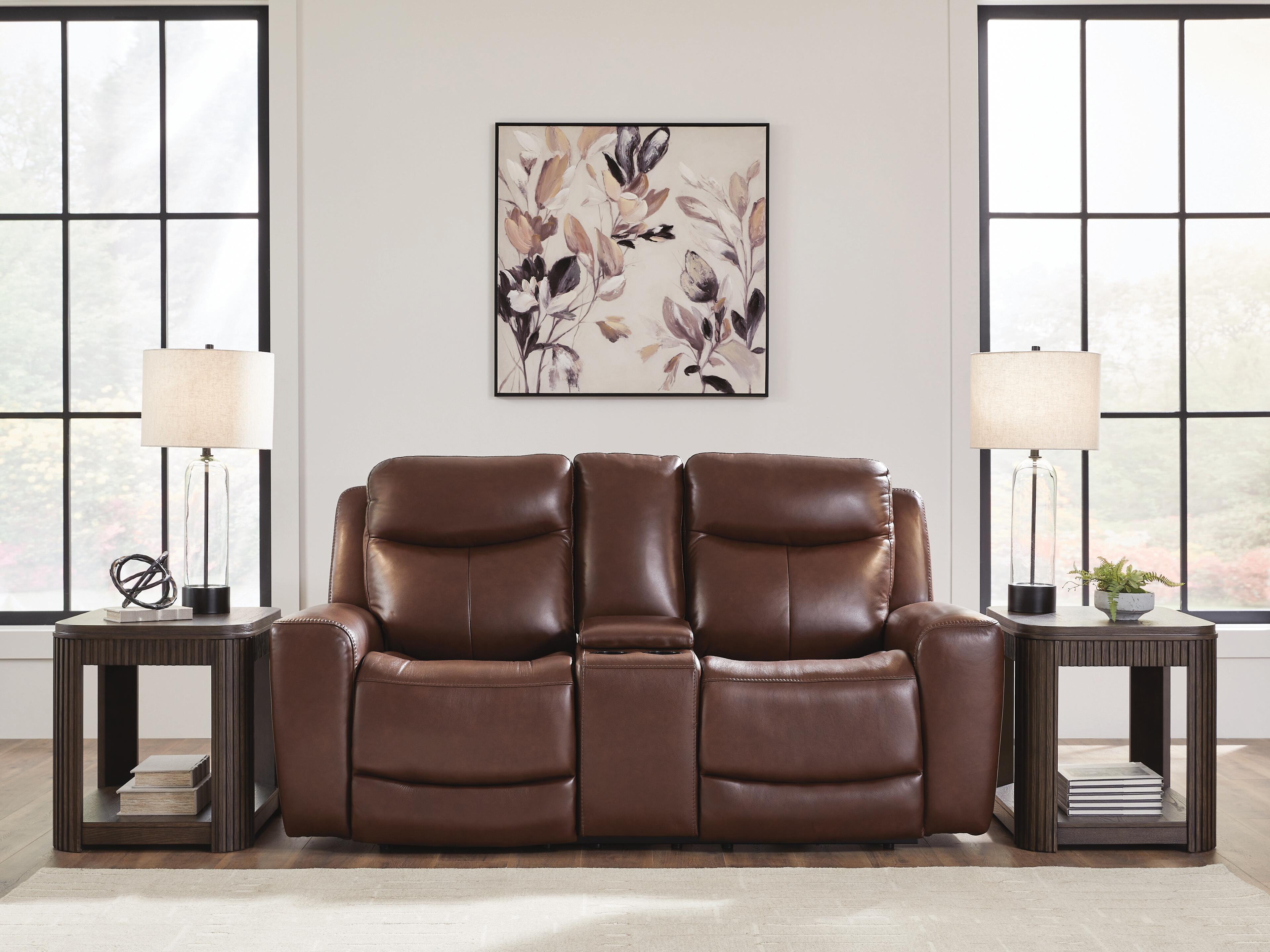 Bexhurst Power Reclining Loveseat with Console