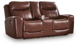 Bexhurst Power Reclining Loveseat with Console