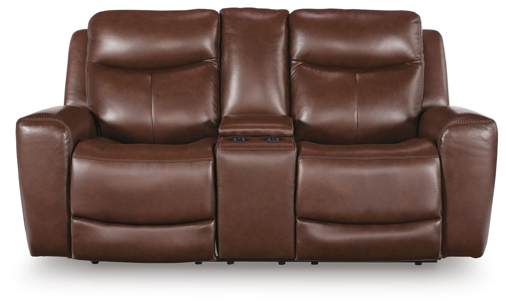Bexhurst Momentum Moves Dual Power Reclining Leather Sofa and Loveseat Set