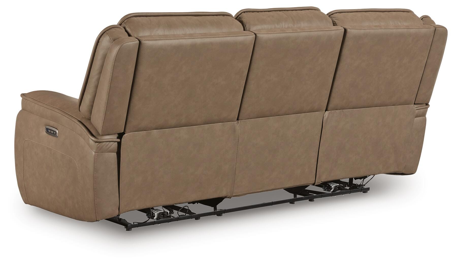 Glencroft Malcesine Dual Power Leather Reclining Sofa and Loveseat