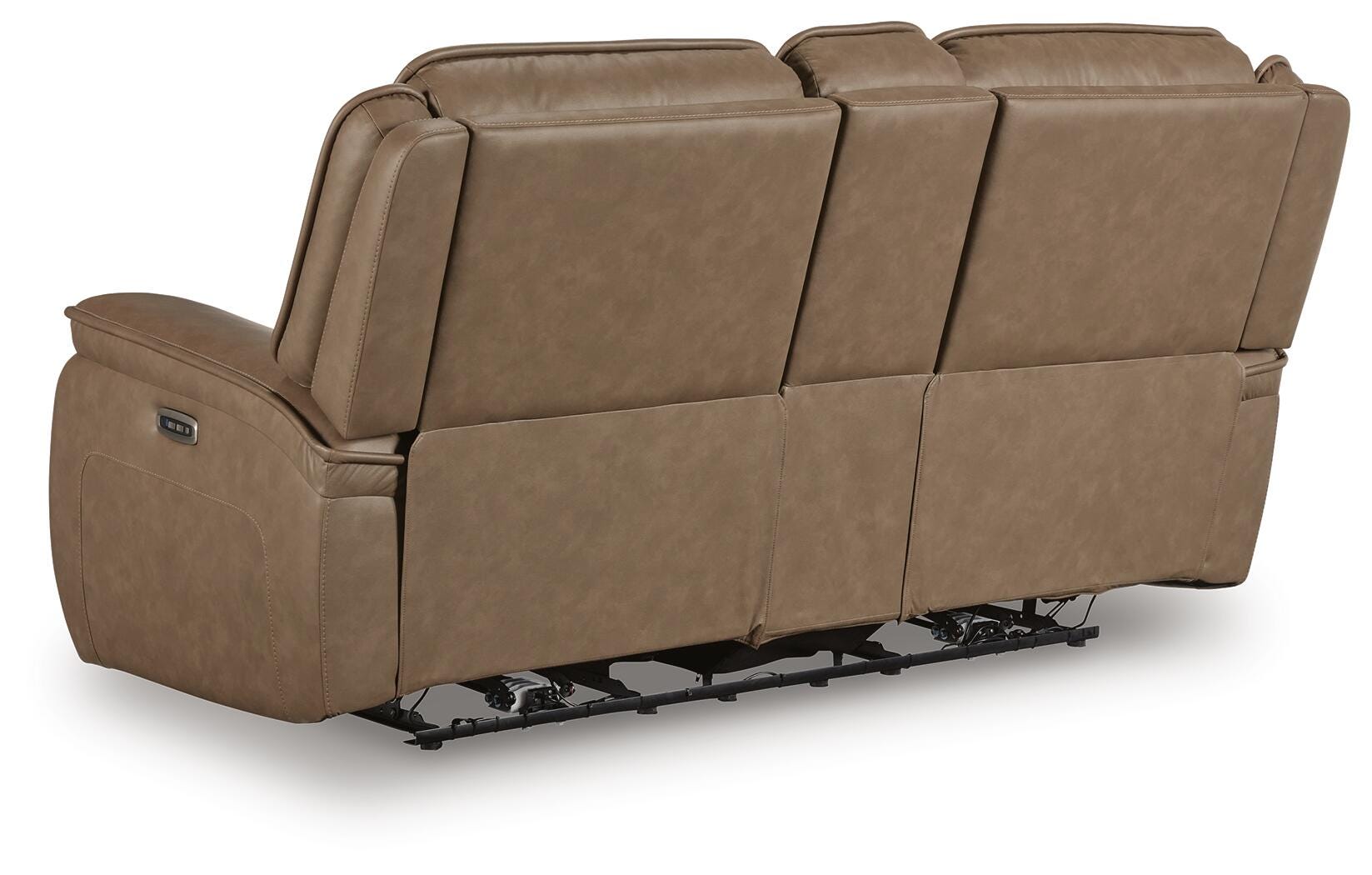 Glencroft Malcesine Dual Power Leather Reclining Sofa and Loveseat