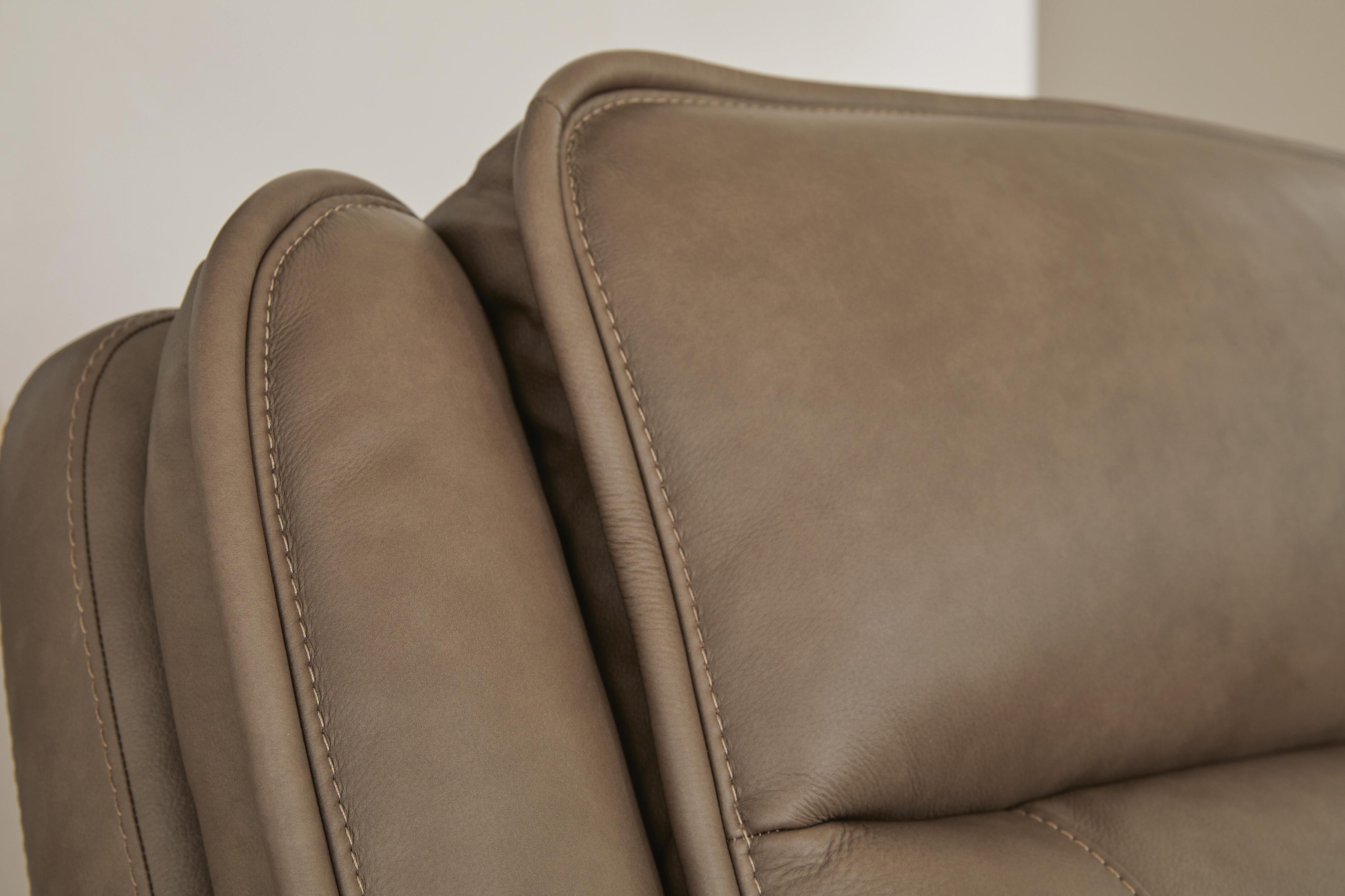 Glencroft Malcesine Dual Power Leather Reclining Sofa and Loveseat