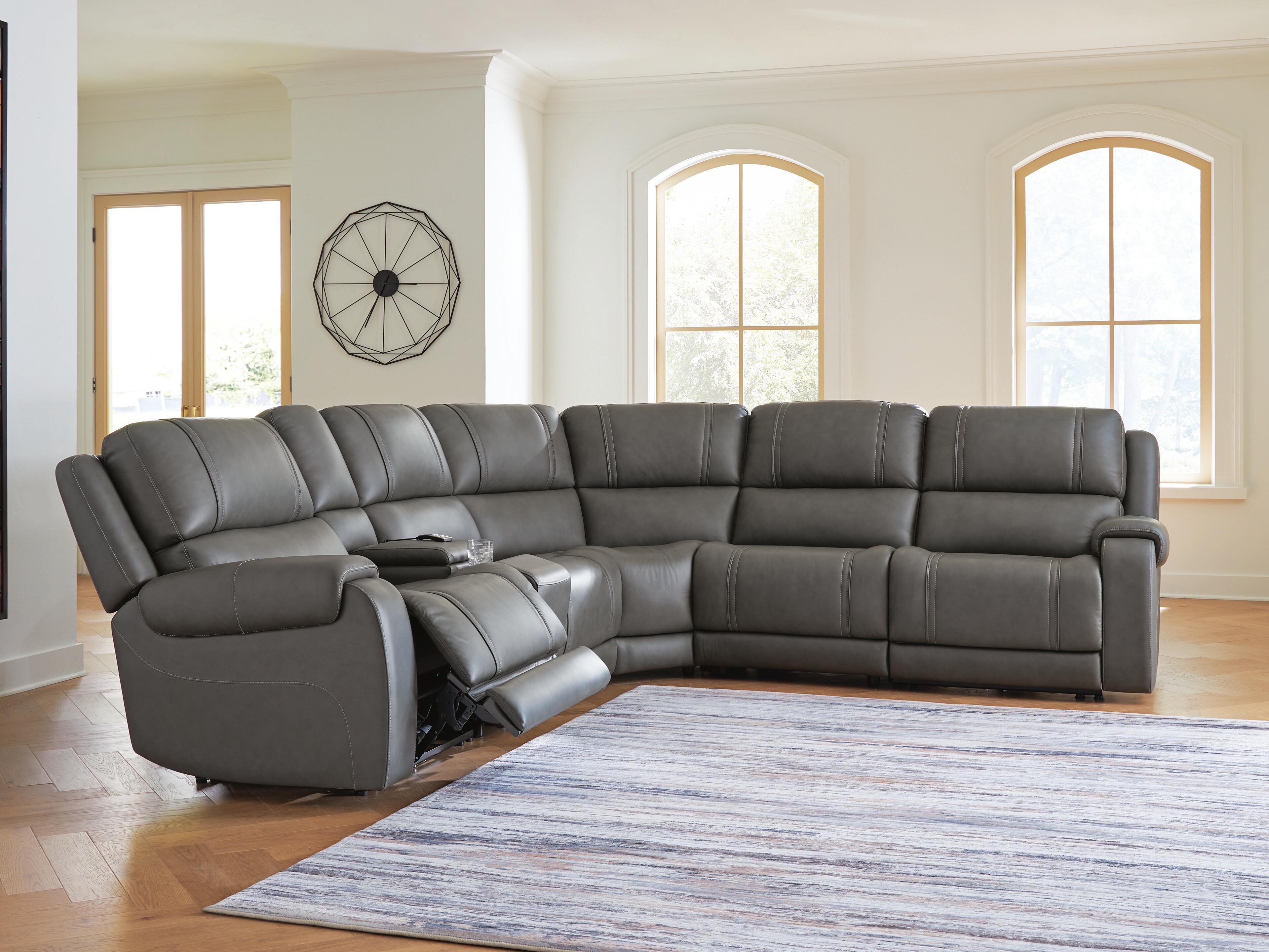 5Z - Pittson 6-Piece Power Reclining Sectional