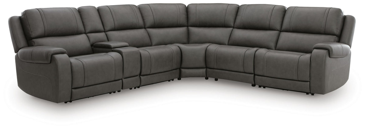 5Z - Pittson 6-Piece Power Reclining Sectional