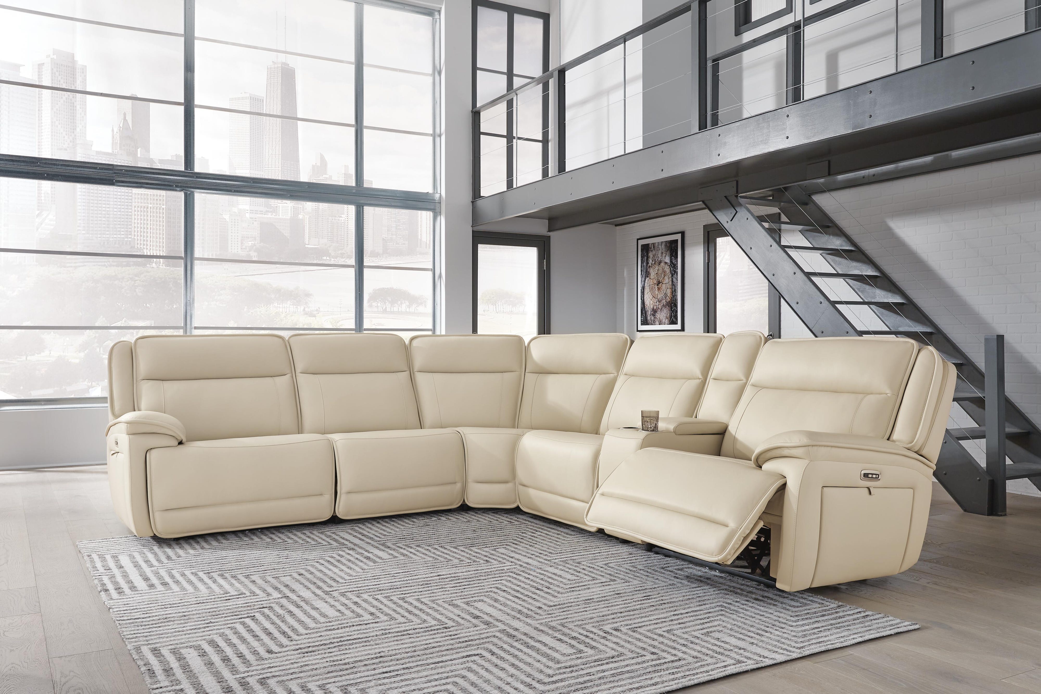 Double Deal 6-Piece Power Reclining Sectional