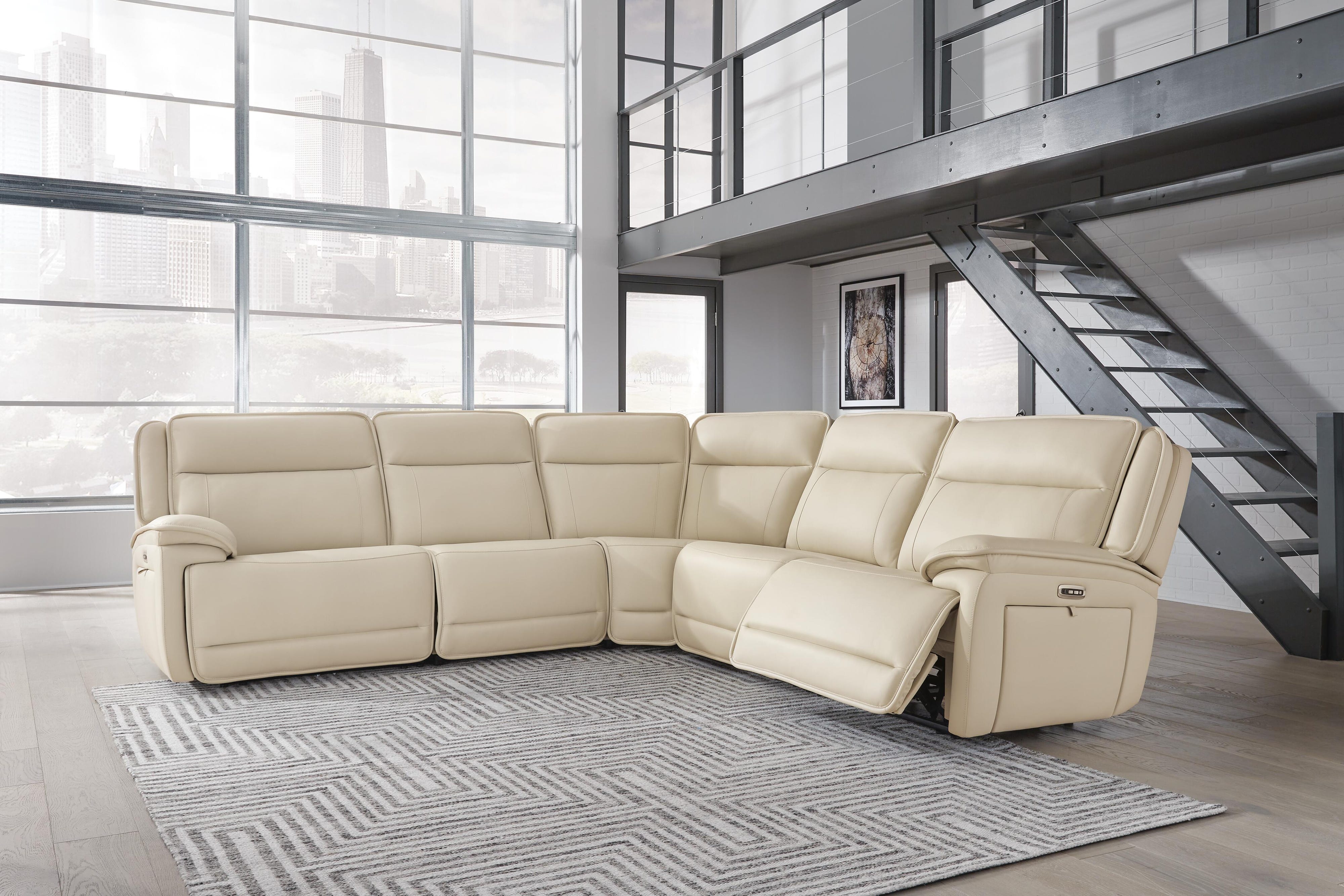 Double Deal 5-Piece Power Reclining Sectional