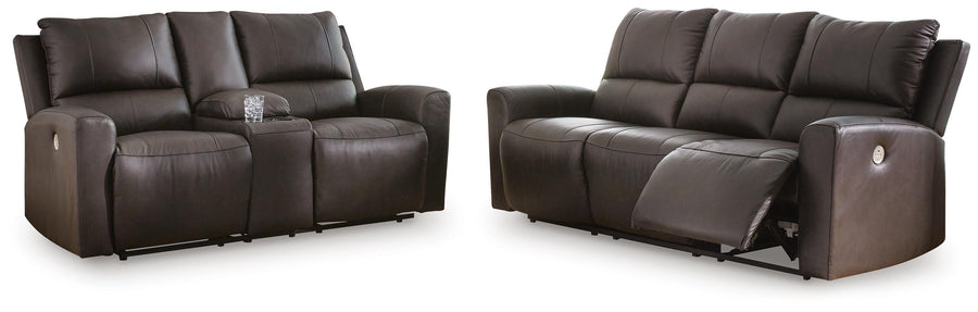 Boxmere Power Reclining Sofa and Loveseat