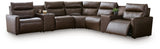 ModZ 7-Piece Power Reclining Sectional with Audio Consoles