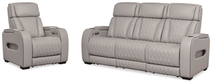Boyington Power Reclining Sofa and Recliner