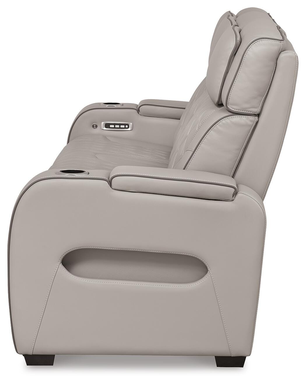 Boyington Dual Power Leather Sofa, Loveseat and Recliner
