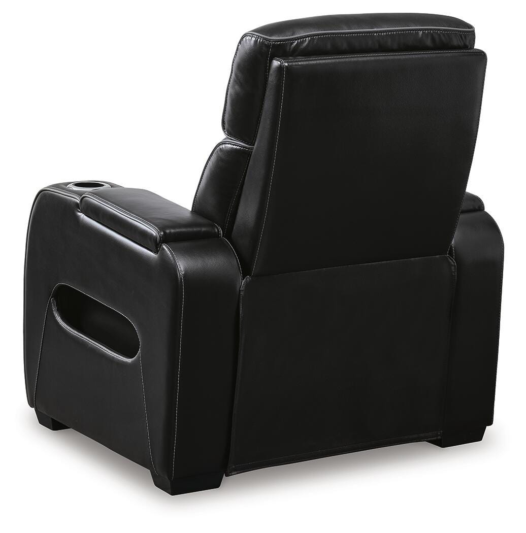 Boyington Dual Power Leather Sofa, Loveseat and Recliner