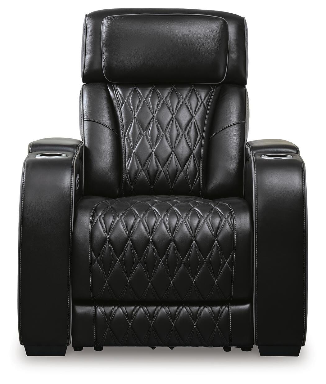 Boyington Dual Power Leather Sofa, Loveseat and Recliner