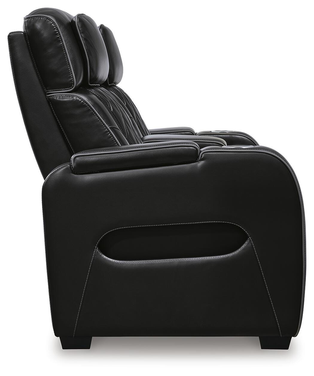 Boyington Dual Power Leather Sofa, Loveseat and Recliner