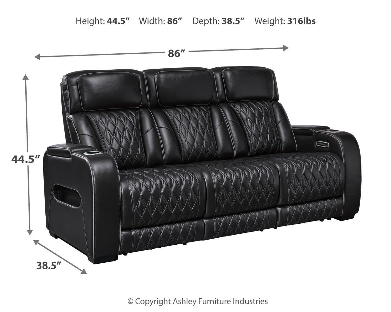 Beacon Point Power Reclining Sofa