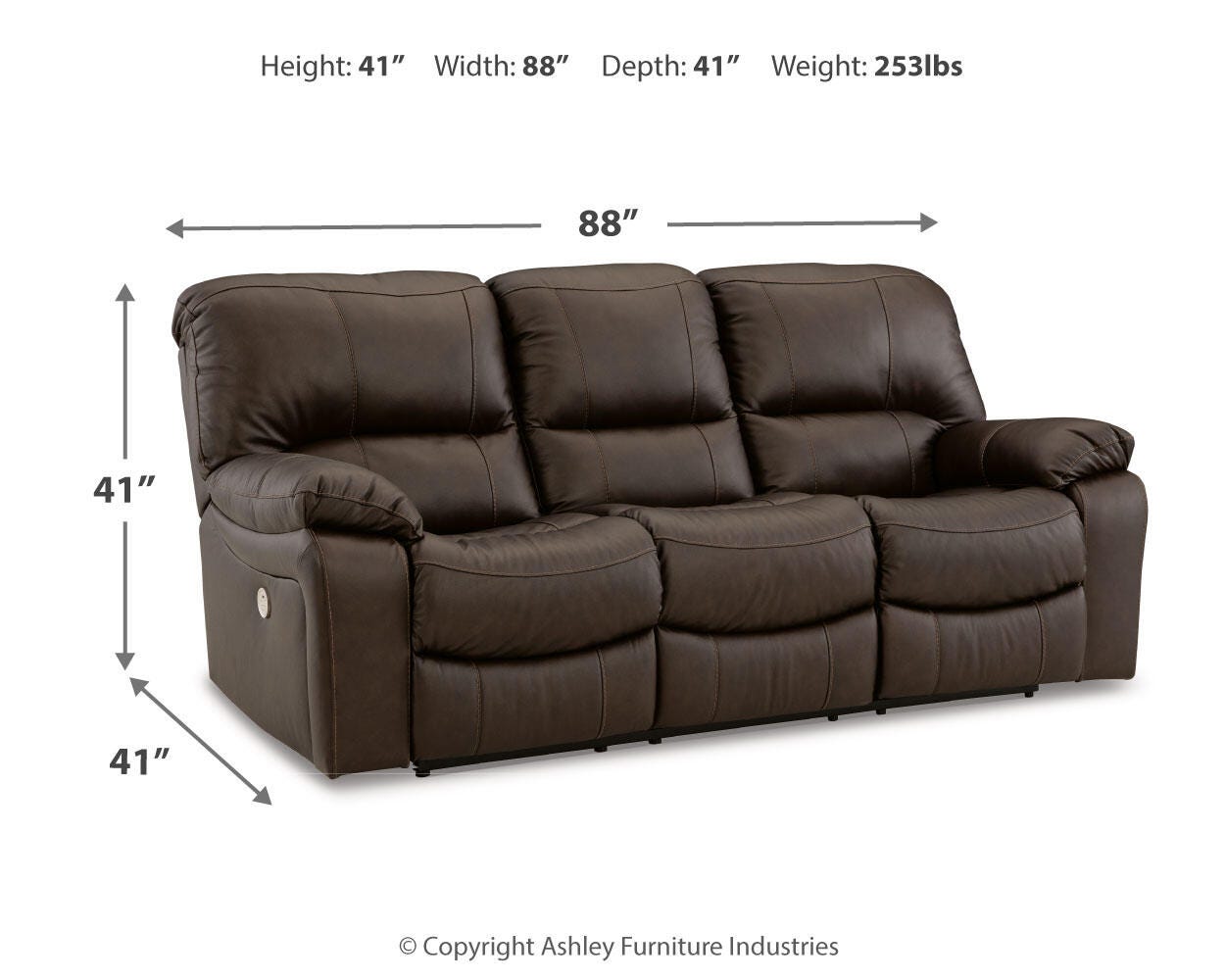Leesworth Power Sofa, Loveseat and Recliner