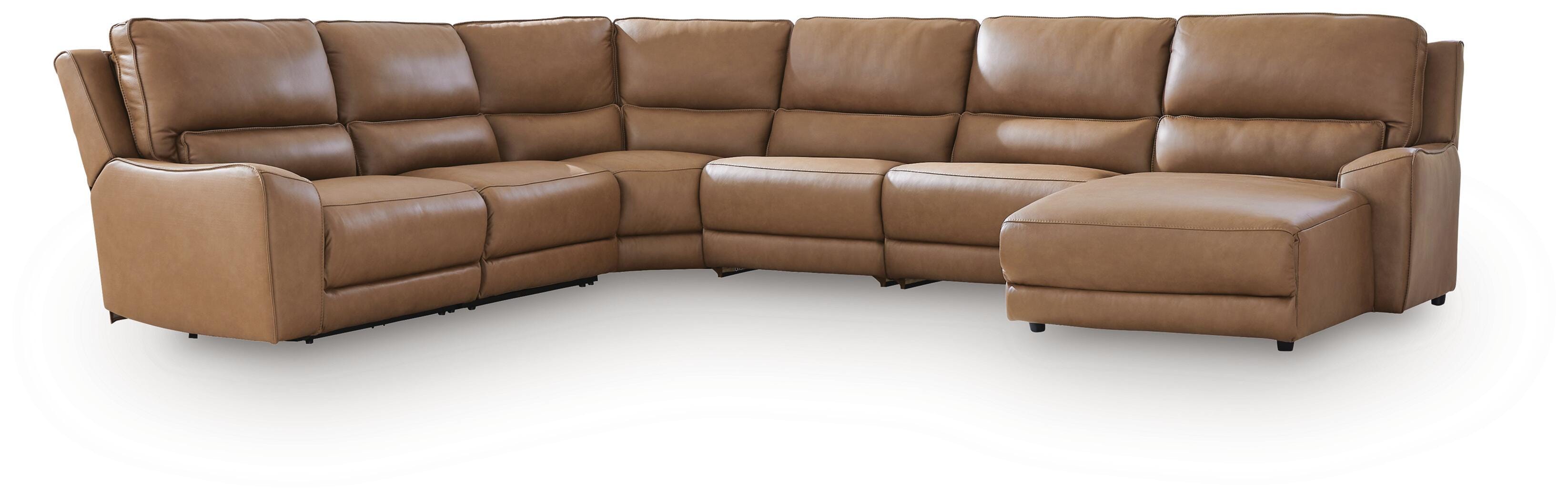 DeepWakes 6-Piece Reclining Sectional with Chaise