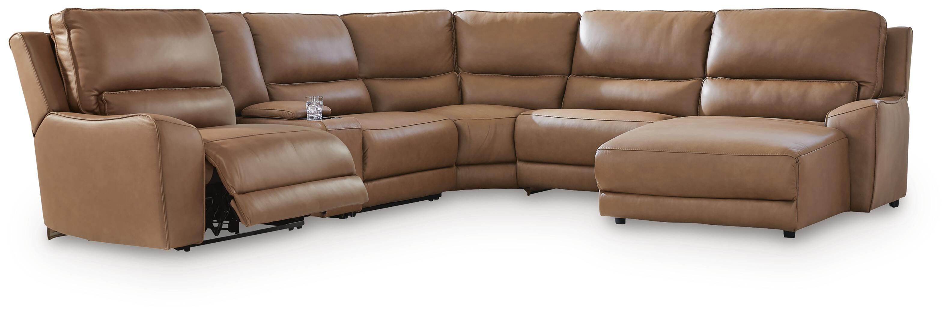 DeepWakes 6-Piece Power Reclining Sectional with Chaise