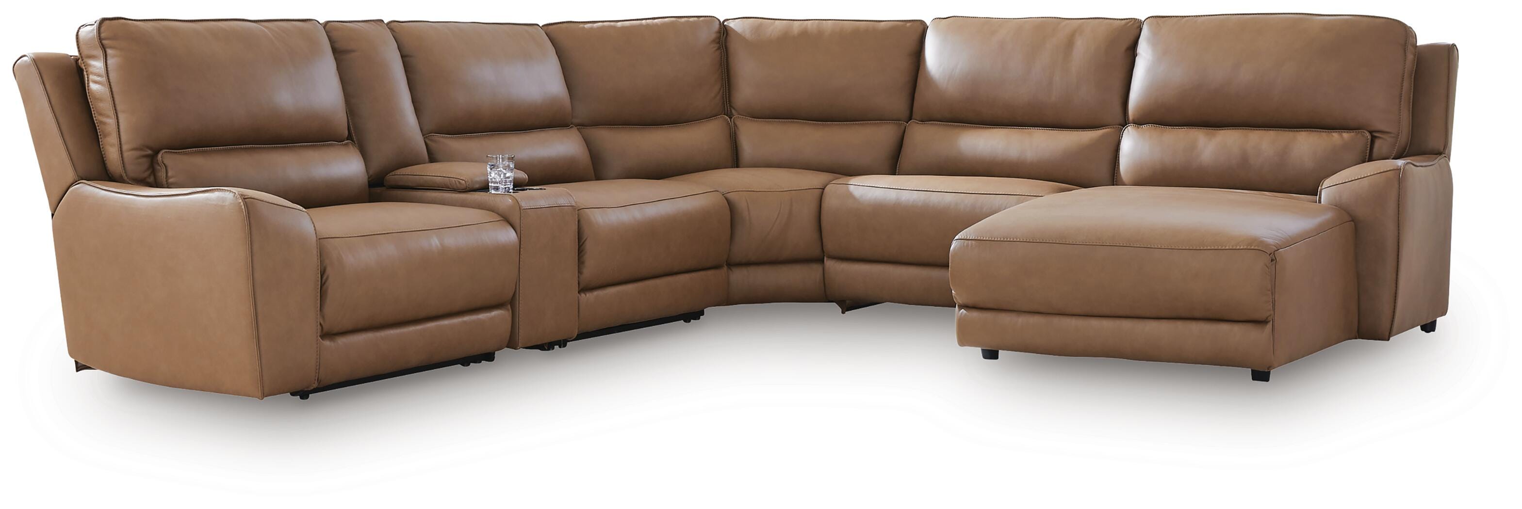 DeepWakes 6-Piece Power Reclining Sectional with Chaise