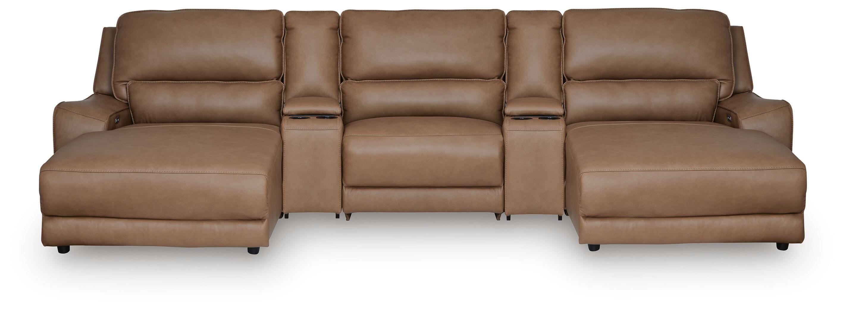 DeepWakes 5-Piece Power Reclining Sectional with Chaise