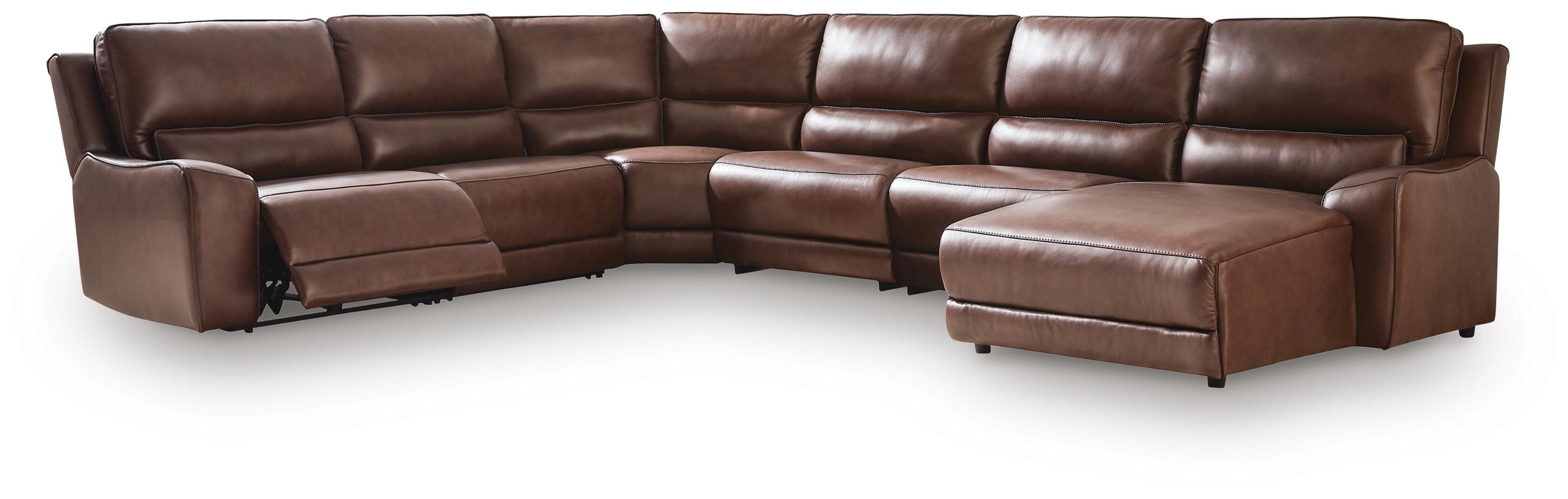 DeepWakes 6-Piece Reclining Sectional with Chaise