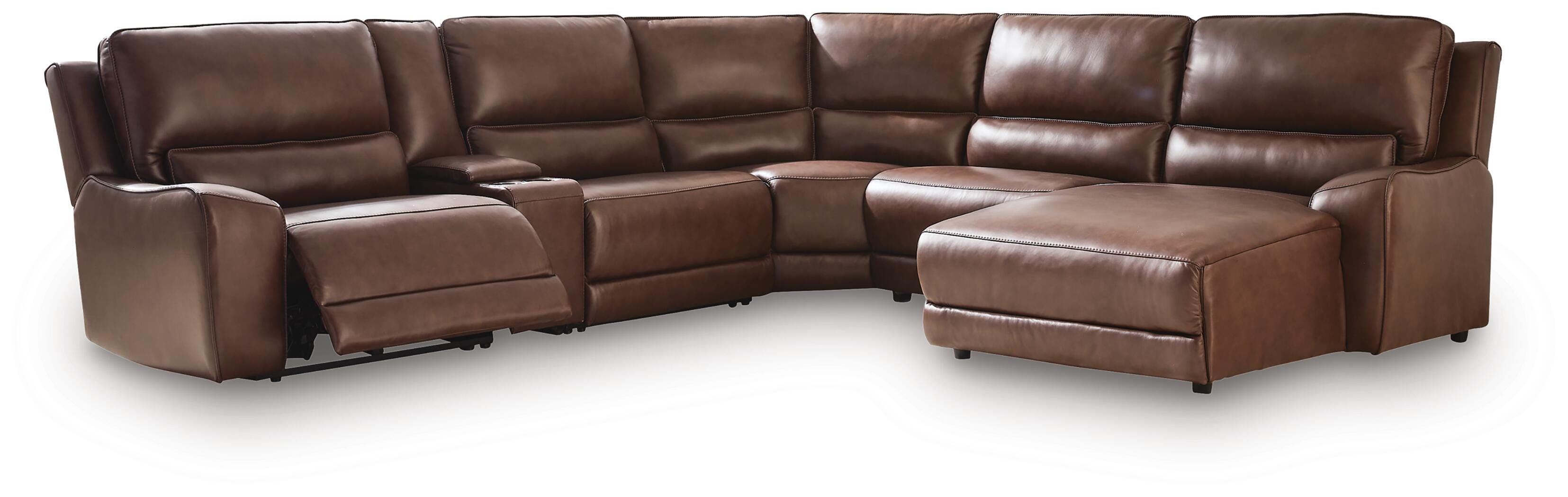 DeepWakes 6-Piece Power Reclining Sectional with Chaise
