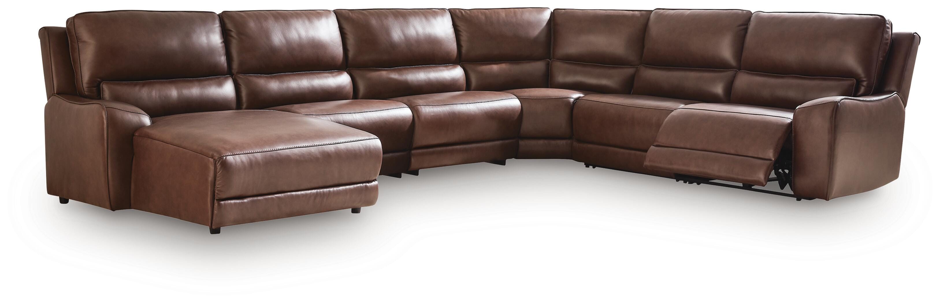 DeepWakes 6-Piece Reclining Sectional with Chaise
