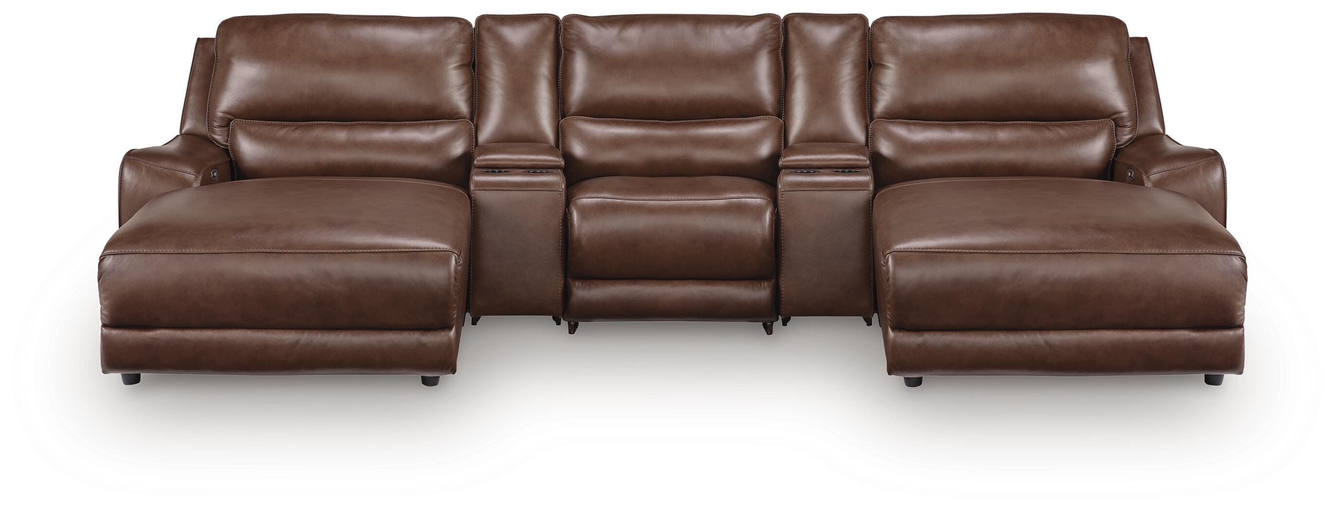 DeepWakes 5-Piece Power Reclining Sectional with Chaise
