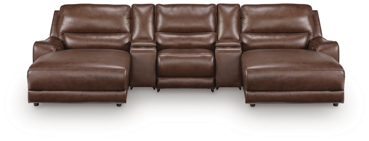 DeepWakes 5-Piece Power Reclining Sectional with Chaise