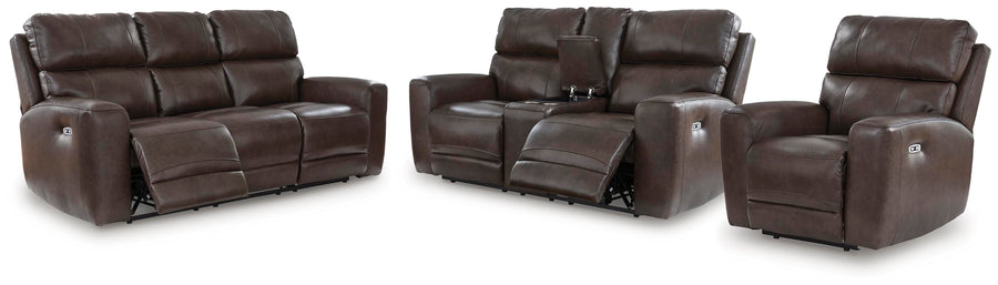 Crossplex Power Reclining Sofa, Loveseat and Recliner