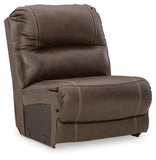 Dunleith 3-Piece Reclining Sofa and 3-Piece Loveseat with Console