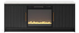 Cadmori 63" TV Stand with Electric Fireplace