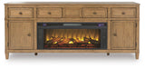 Sharlance 81" TV Stand with Electric Fireplace