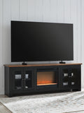Wildenauer 76" TV Stand with Electric Fireplace